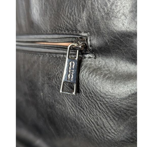 CLUCI black vegan leather shoulder bag purse crossbody - Picture 6 of 11